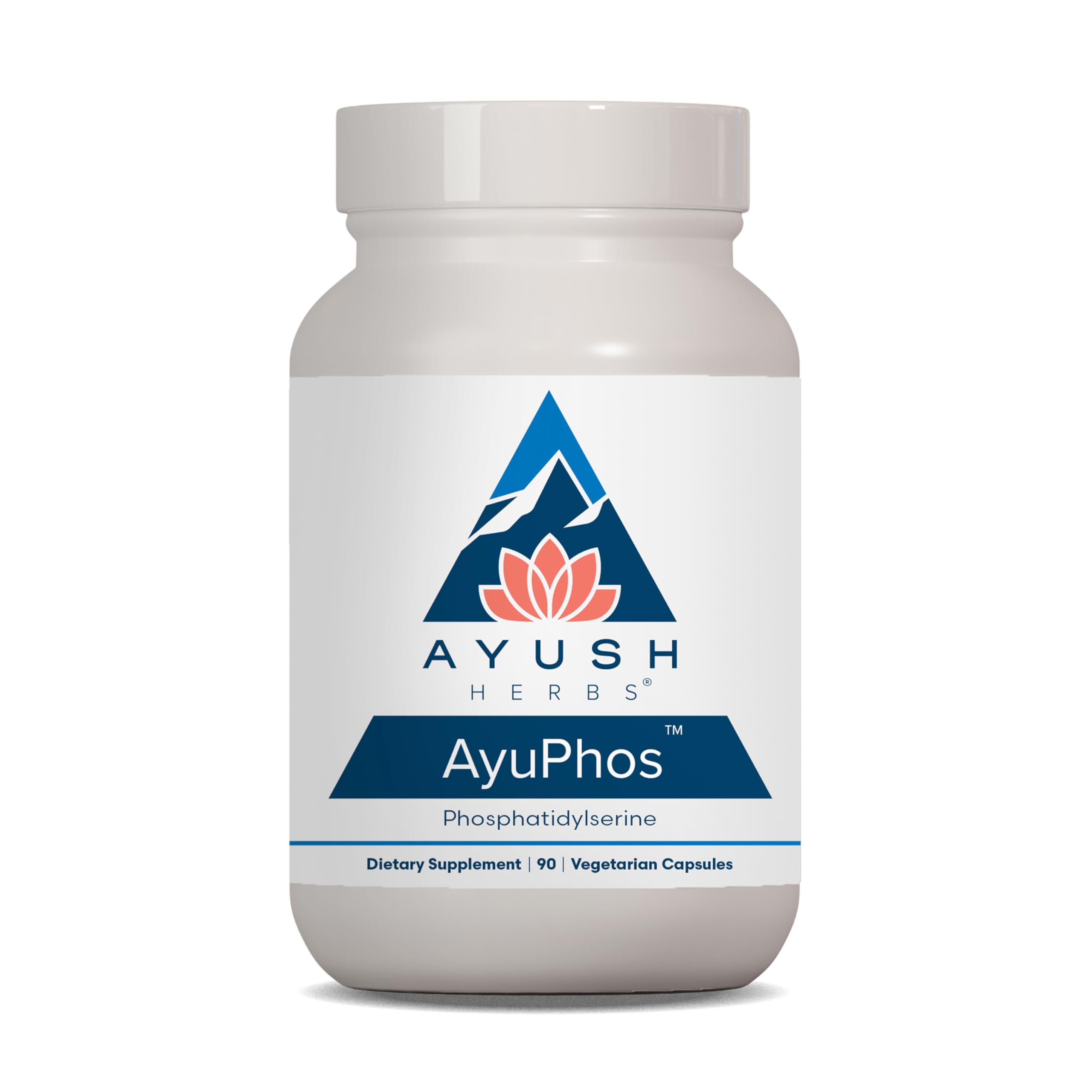 Foto 2 pulgar | Suplemento Ayush Herbs Ayuphos De Fosfatidilserina 200 Mg - Venta Internacional.