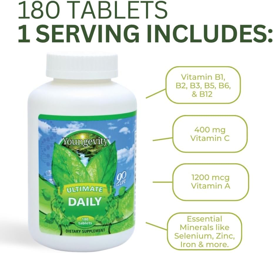 Foto 4 pulgar | Suplemento Youngevity Ultimate Daily Mega Multivitamin 180 Cápsulas - Venta Internacional