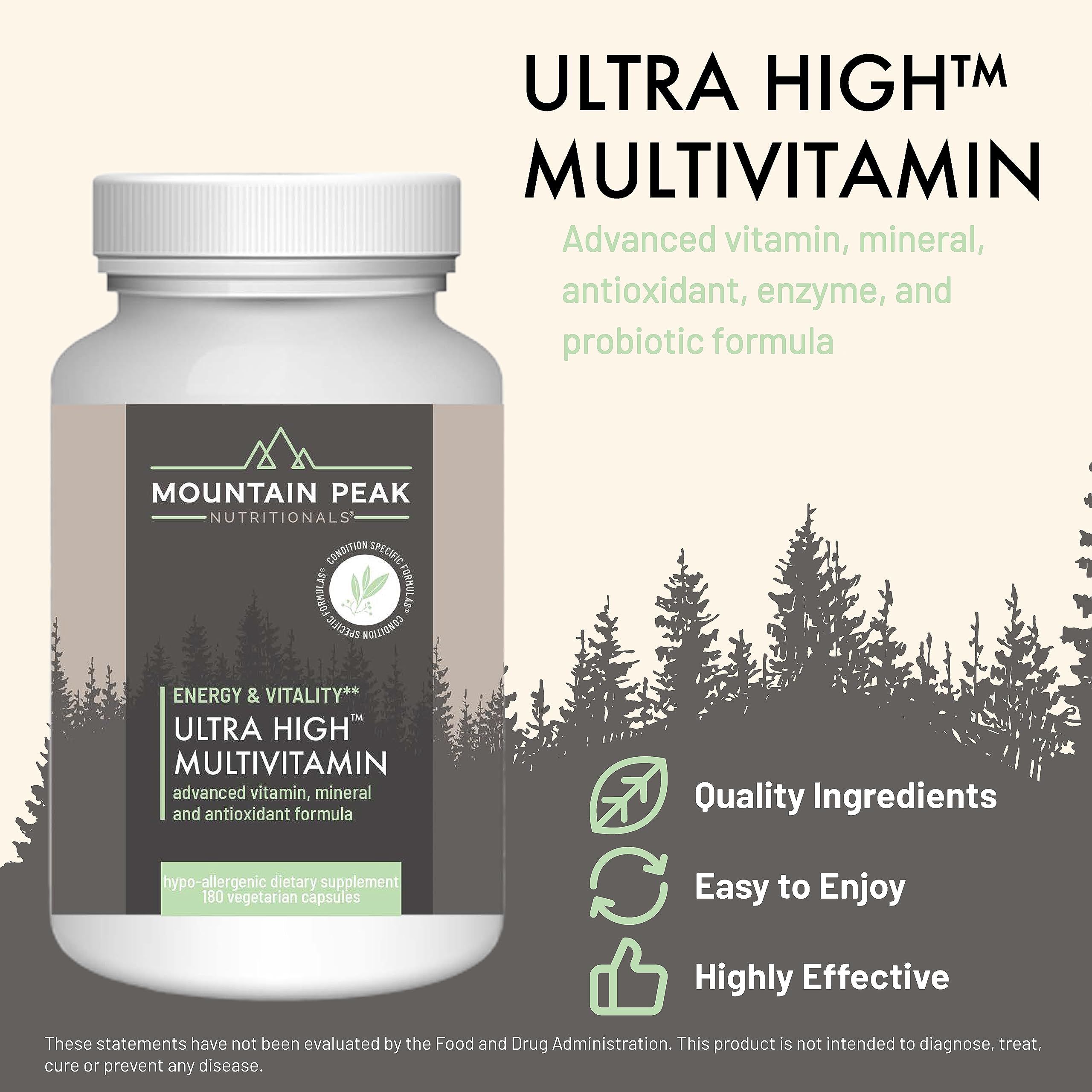 Foto 3 pulgar | Suplemento Multivitamínico Ultra Alto De Mountain Peak Nutritionals - Venta Internacional.