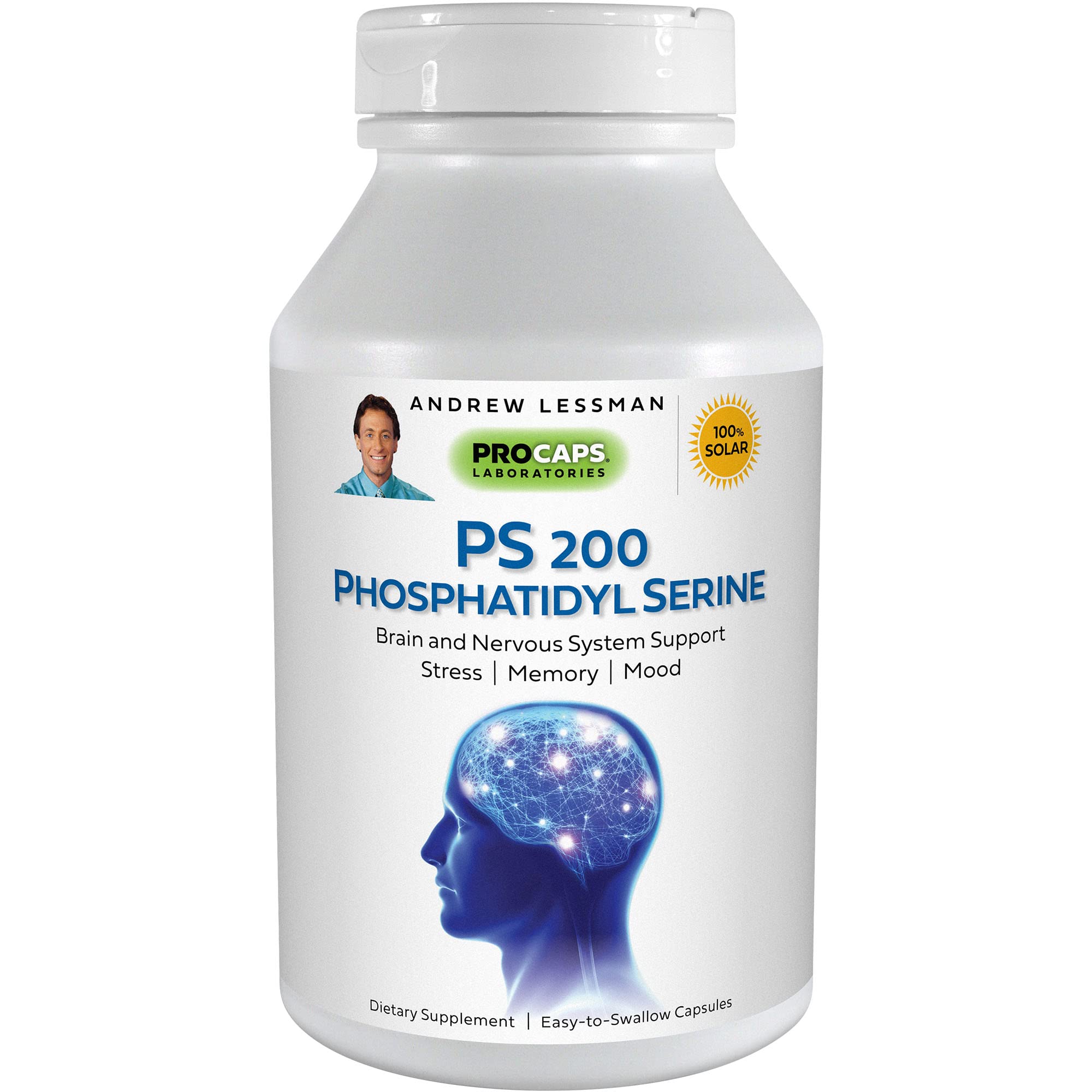 Suplemento Andrew Lessman Ps 200 Fosfatidilserina 240 Cápsulas - Venta Internacional.