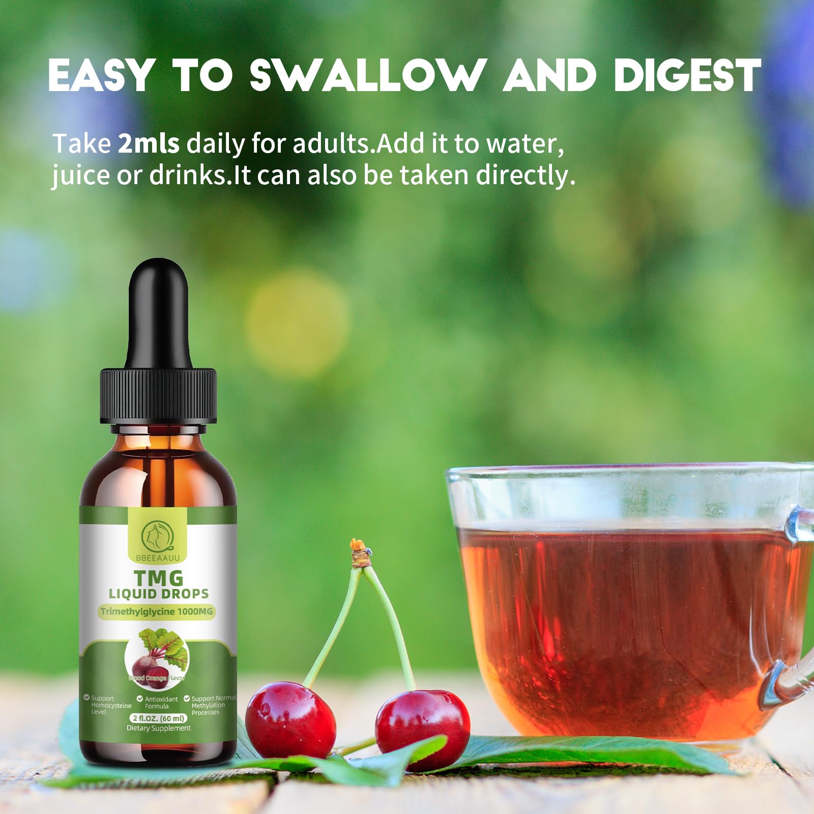 Foto 7 pulgar | Suplemento BBEEAAUU Liquid Drops Tmg 30 Ml  - Venta Internacional