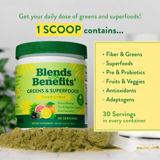 Foto 3 | Mezclas Nutritivas Super Greens Powder 360 con Probióticos - Venta Internacional