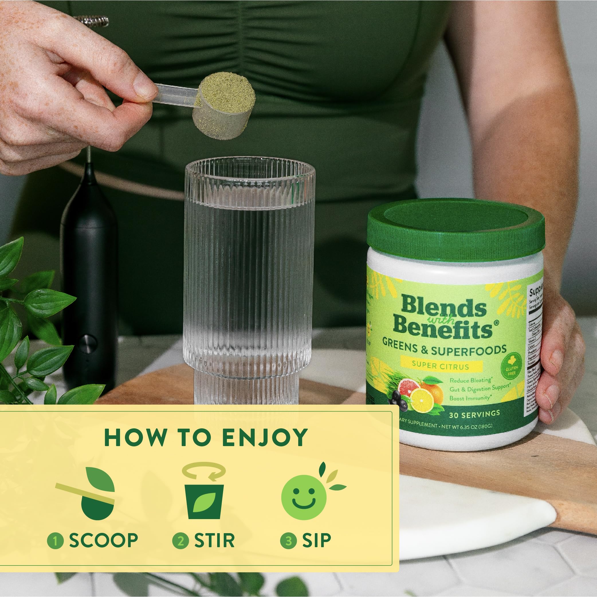 Foto 7 pulgar | Mezclas Nutritivas Super Greens Powder 360 con Probióticos - Venta Internacional