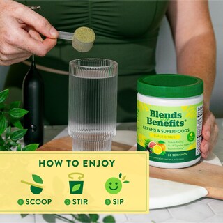 Foto 6 | Mezclas Nutritivas Super Greens Powder 360 con Probióticos - Venta Internacional