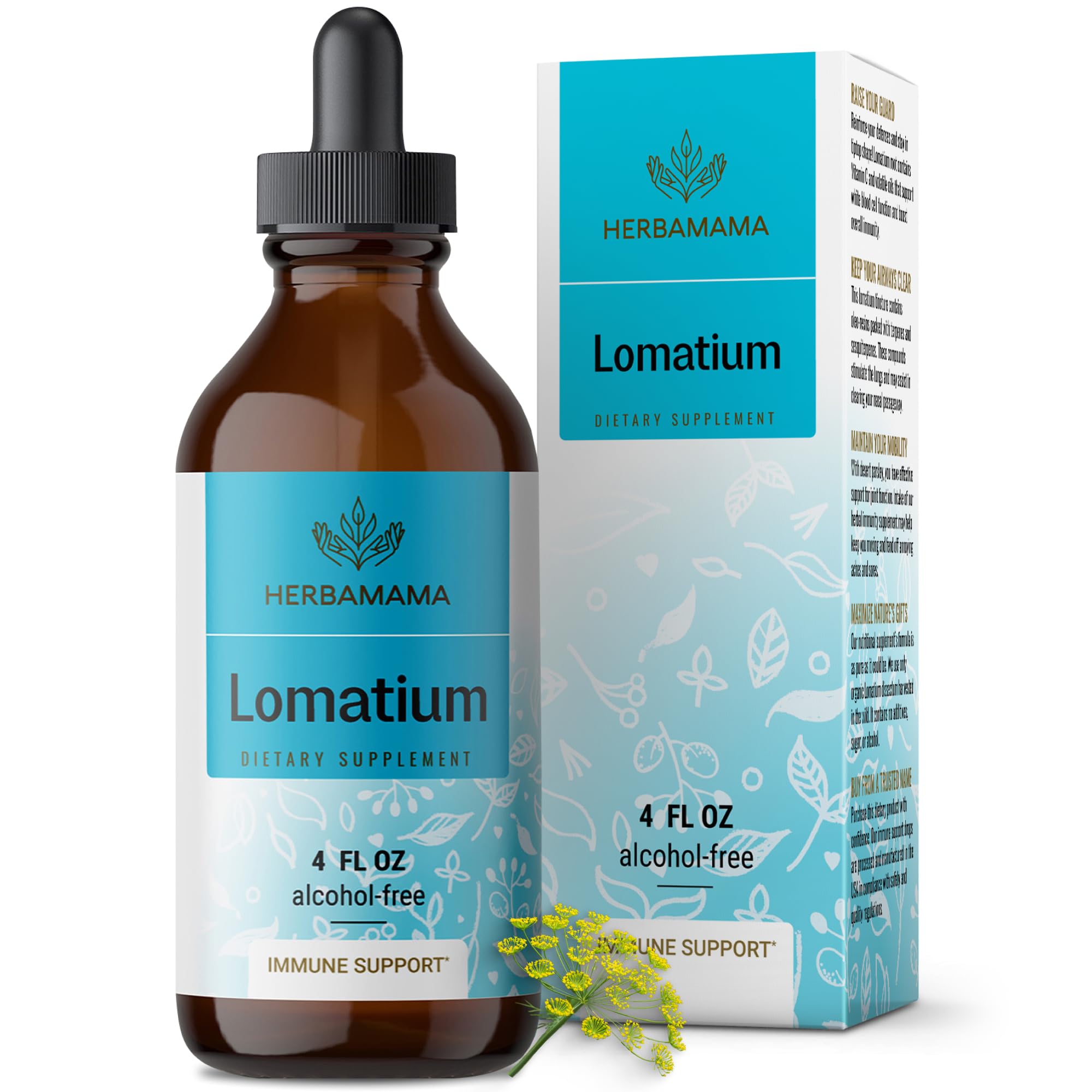 Foto 1 | Tincture Herbamama Extracto de Lomatium Dissectum 56 Ml - Venta Internacional
