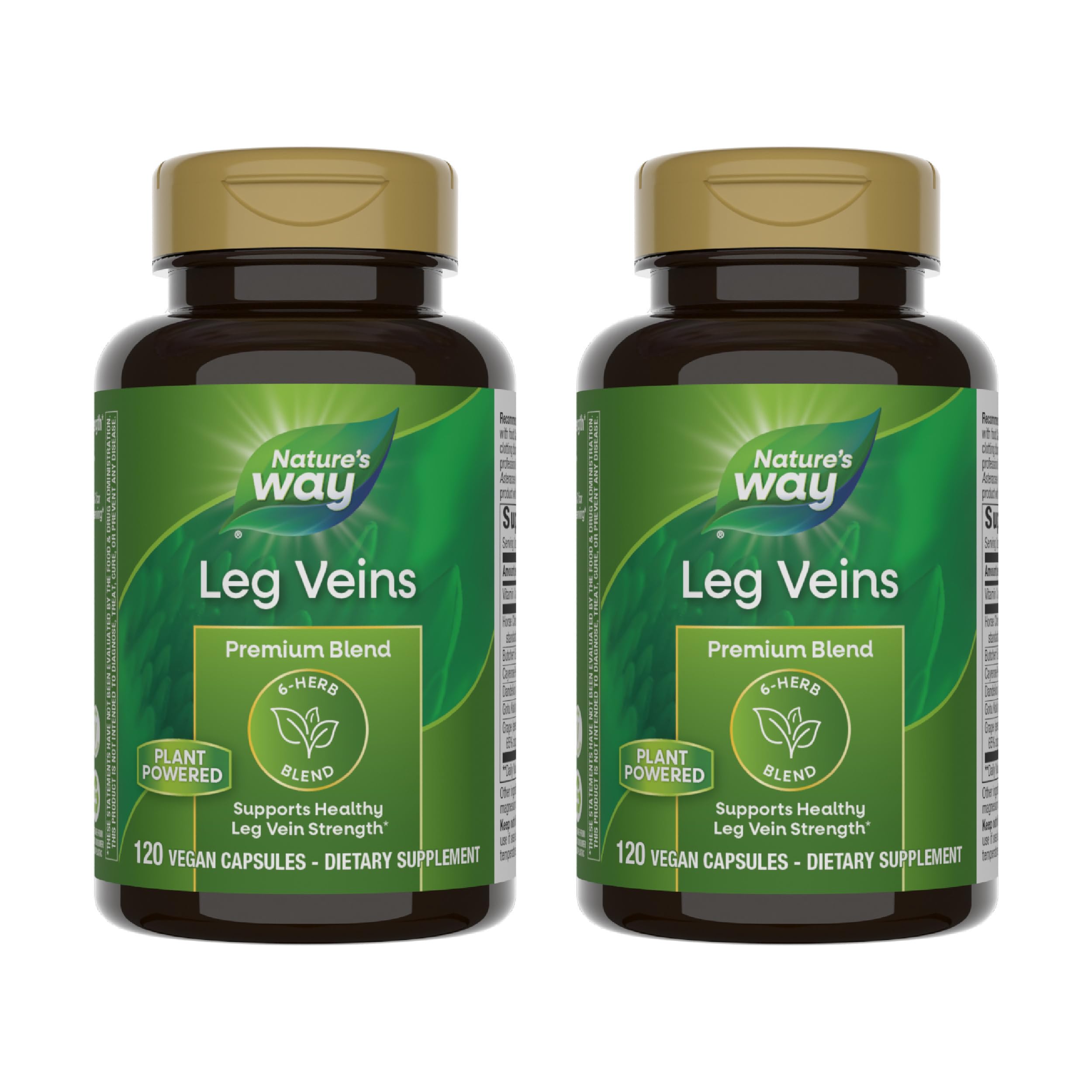 Foto 2 pulgar | Suplemento Nature's Way Leg Veins 120 Cápsulas Veganas 2 Piezas - Venta Internacional