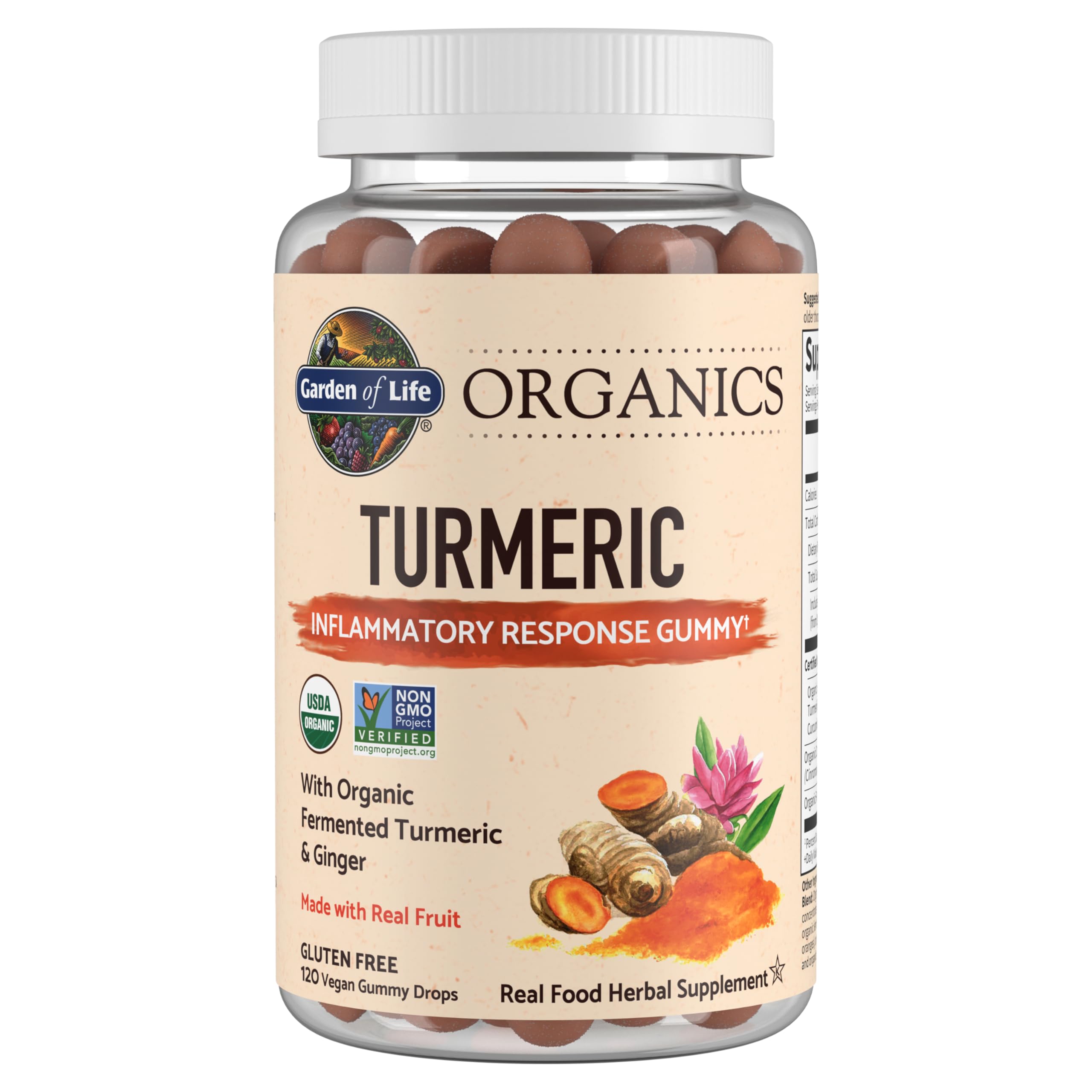 Suplemento Garden Of Life Turmeric de 120 Gomitas-Venta Internacional