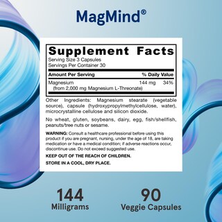 Foto 6 | Suplemento Jarrow Formulas Magmind Brain Health 90 Cápsulas - Venta Internacional.