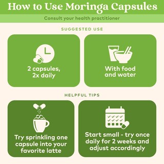 Foto 3 | Suplemento Organic India Moringa 60 Cápsulas Orgánicas - Venta Internacional