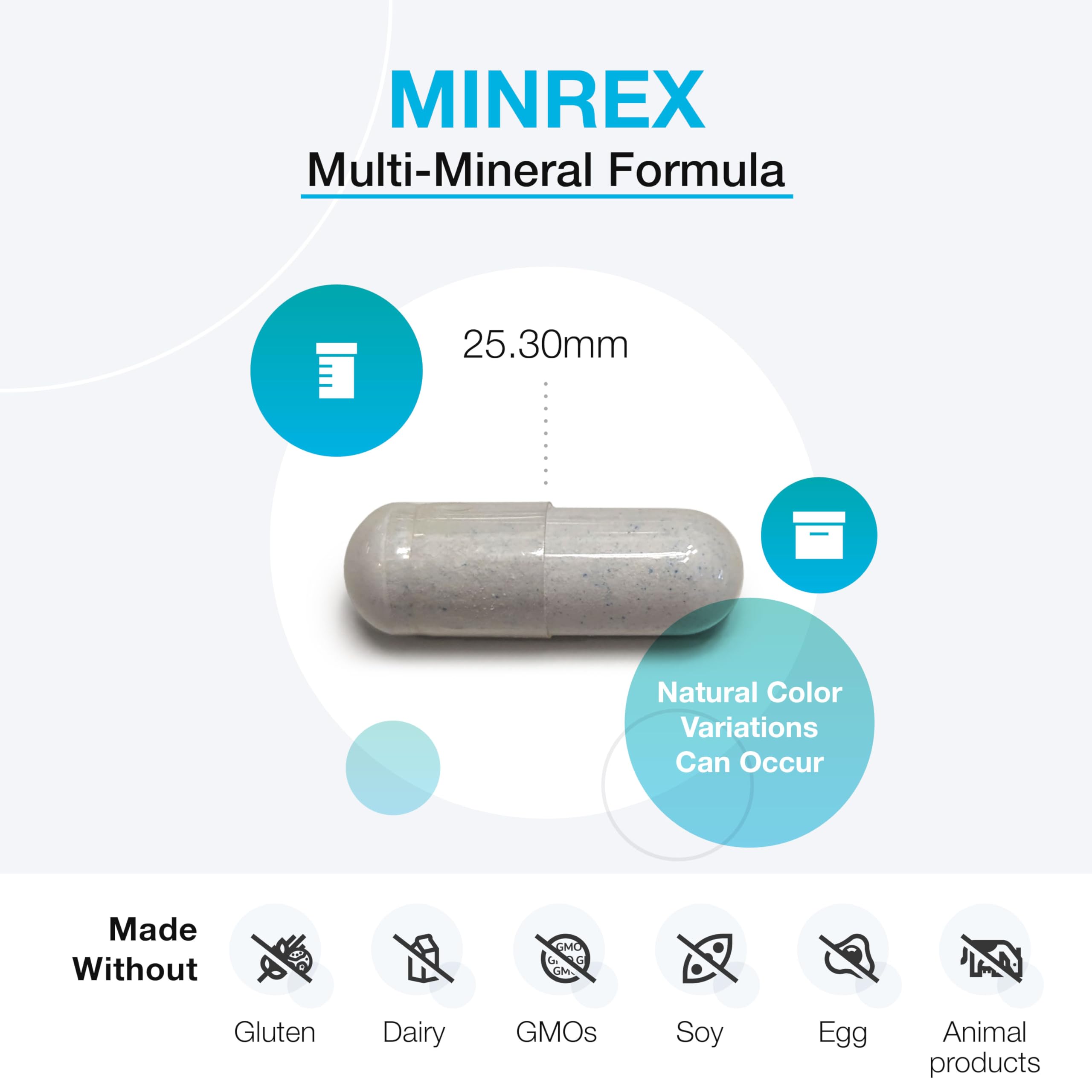 Foto 3 pulgar | Suplementos Xymogen Calcio Magnesio y Zinc Minrex 120 Cápsulas - Venta Internacional