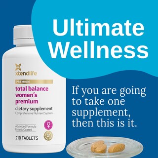Foto 2 | Suplemento Xtendlife Total Balance Women's Premium 210 Tabletas - Venta Internacional