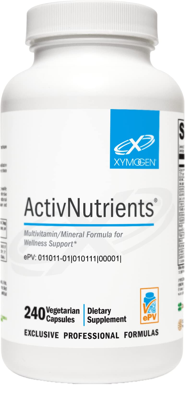 Foto 1 | Suplemento Xymogen Activnutrients con Hierro y Cobre 240 Cápsulas - Venta Internacional