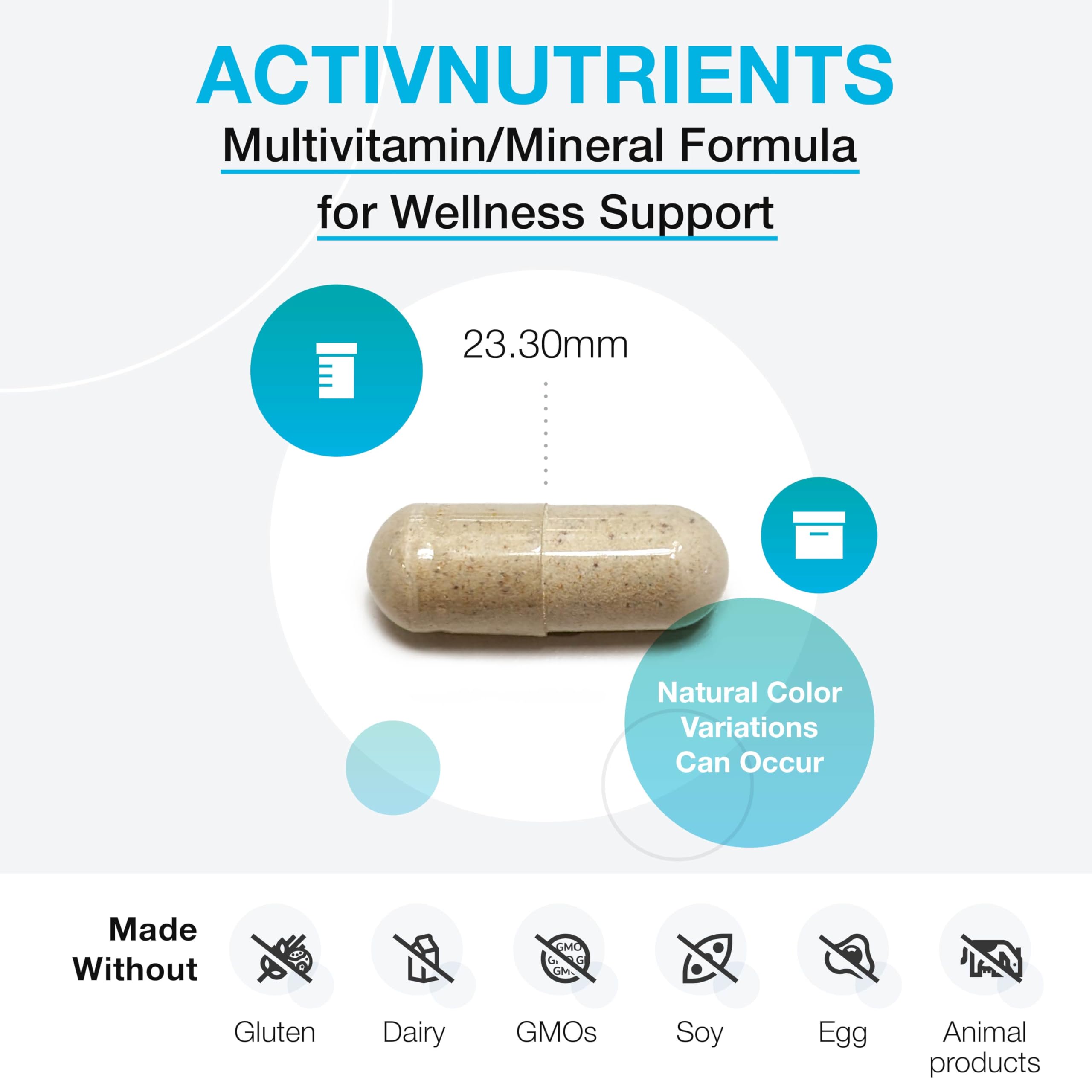 Foto 3 pulgar | Suplemento Xymogen Activnutrients con Hierro y Cobre 240 Cápsulas - Venta Internacional