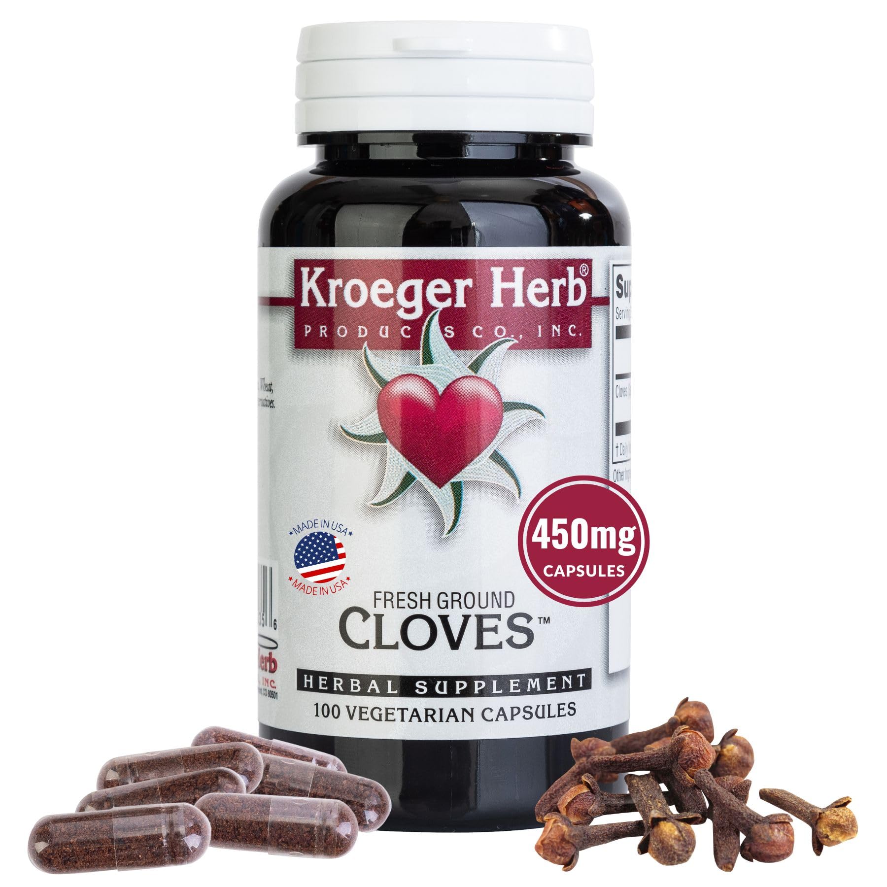 Foto 2 pulgar | Suplemento Antioxidante Natural Kroeger con Hierbas y Clavos 100 Cápsulas - Venta Internacional