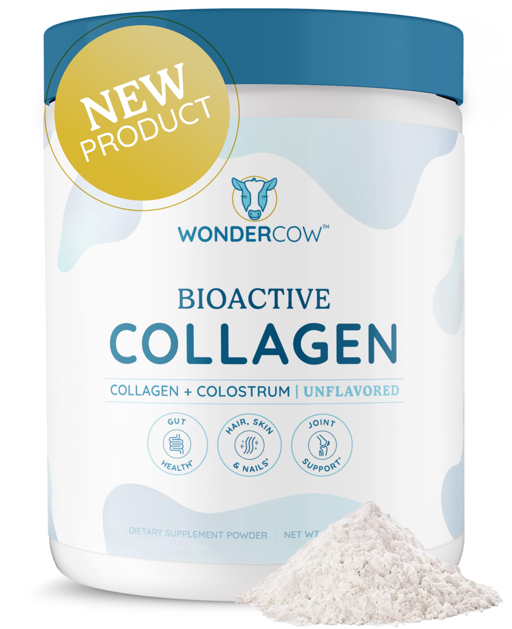 Foto 2 pulgar | Péptidos De Colágeno En Polvo Wondercow Con Calostro Bovino 300 G - Venta Internacional.