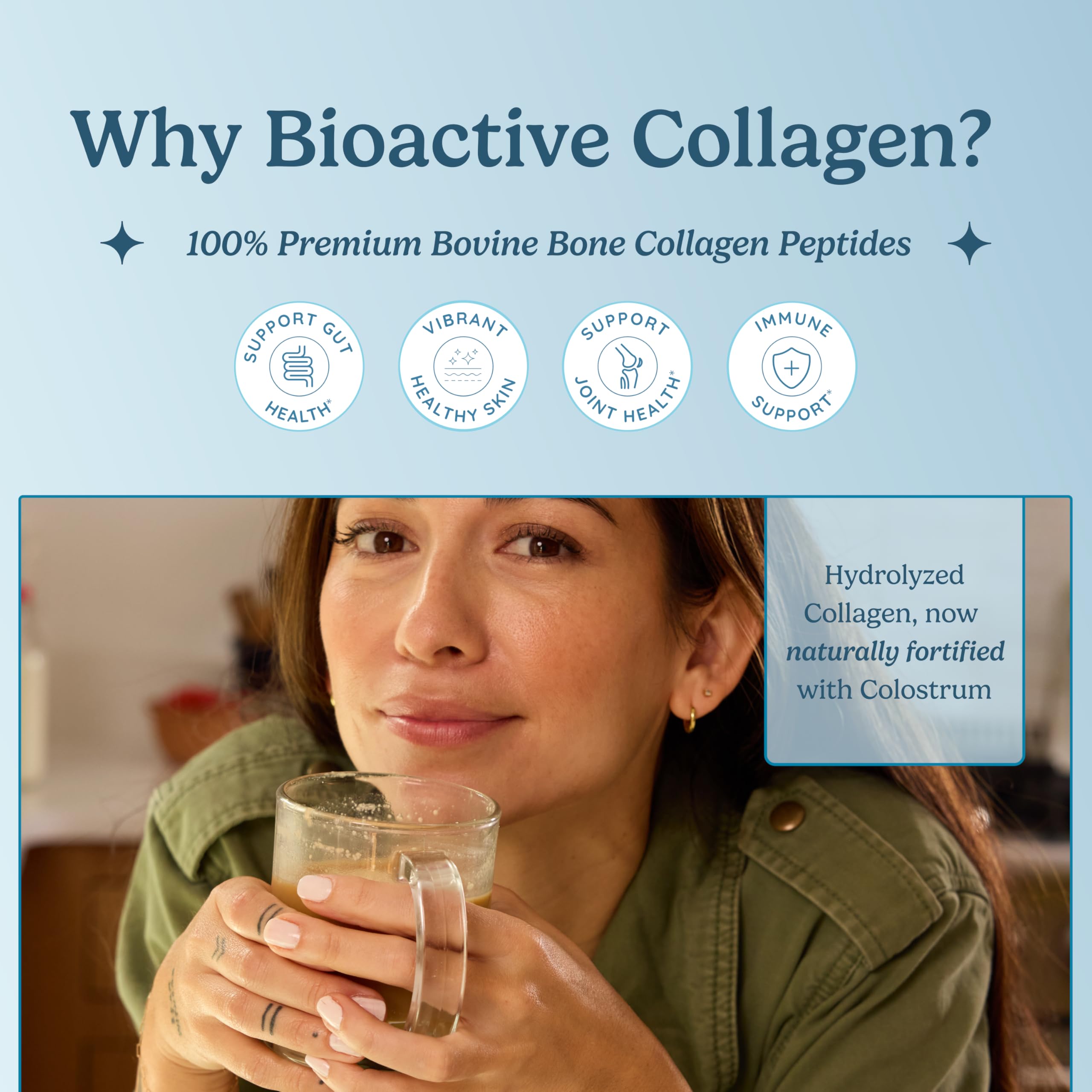 Foto 4 pulgar | Péptidos De Colágeno En Polvo Wondercow Con Calostro Bovino 300 G - Venta Internacional.