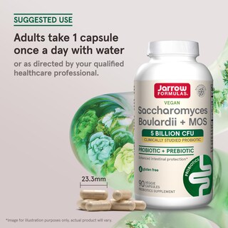 Foto 7 | Suplementos Jarrow Formulas Saccharomyces Boulardii 90 Cápsulas - Venta Internacional.