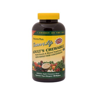 Foto 1 | Suplemento Natures Plus Source Of Life Masticable Para Adultos - Venta Internacional.