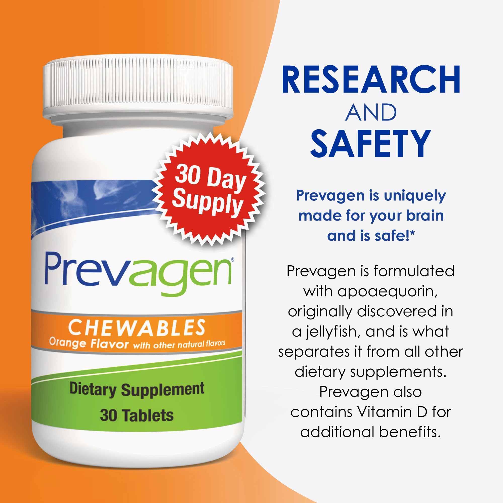 Foto 4 pulgar | Suplemento Prevagen Regular Strength 10 Mg Masticables 30 Comprimidos - Venta Internacional