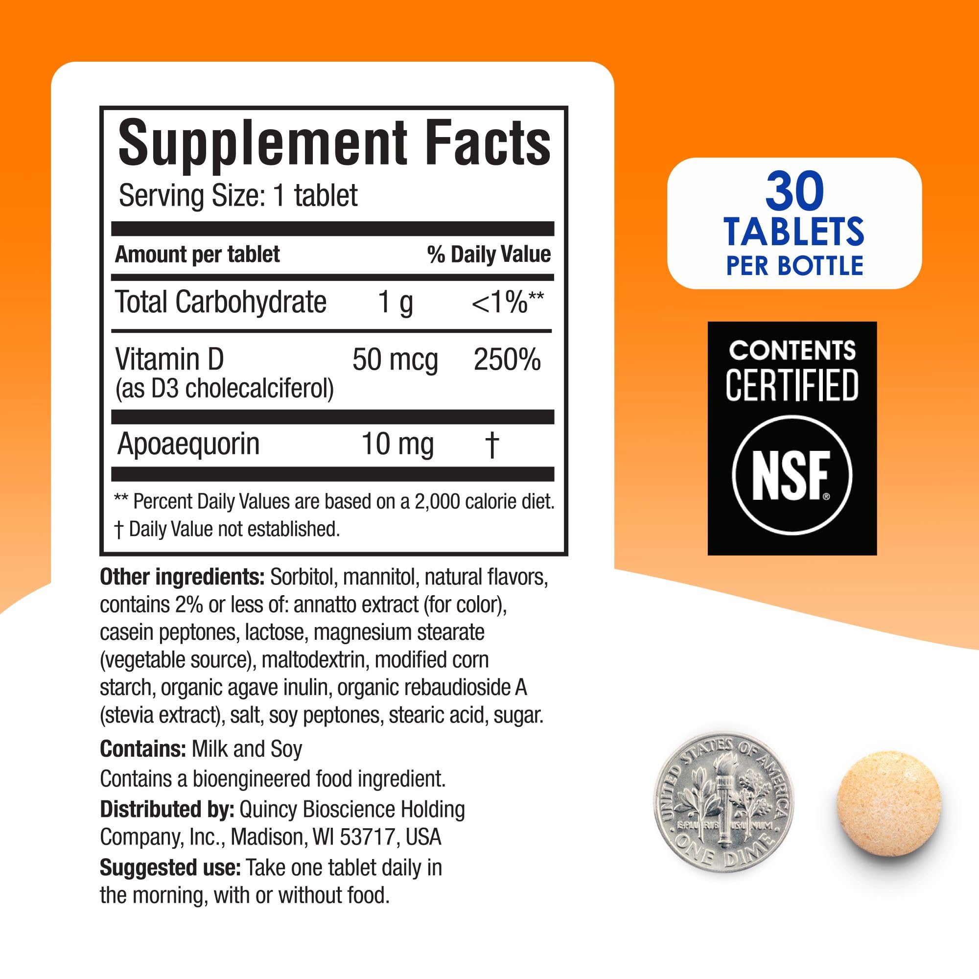 Foto 5 pulgar | Suplemento Prevagen Regular Strength 10 Mg Masticables 30 Comprimidos - Venta Internacional