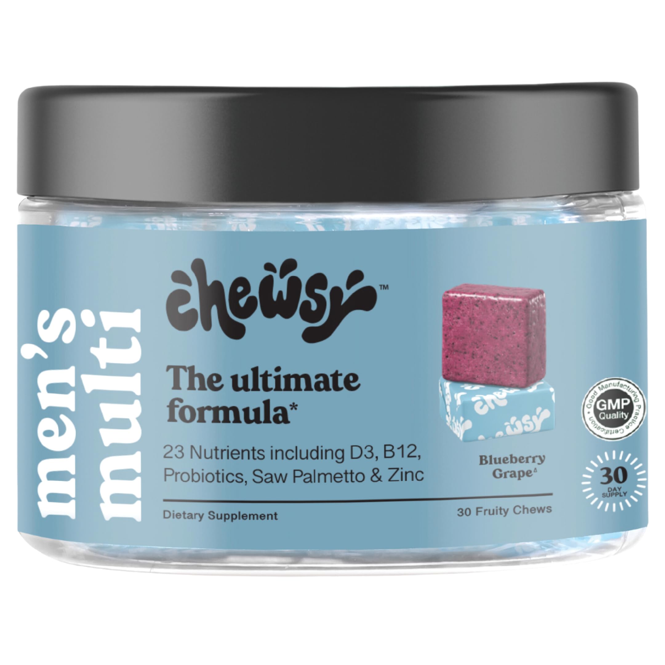 Foto 2 pulgar | Multivitamínicos Masticables Chewsy Refuerzan la Energía Inmunológica para Hombres Durante 30 Días - Venta Internaci