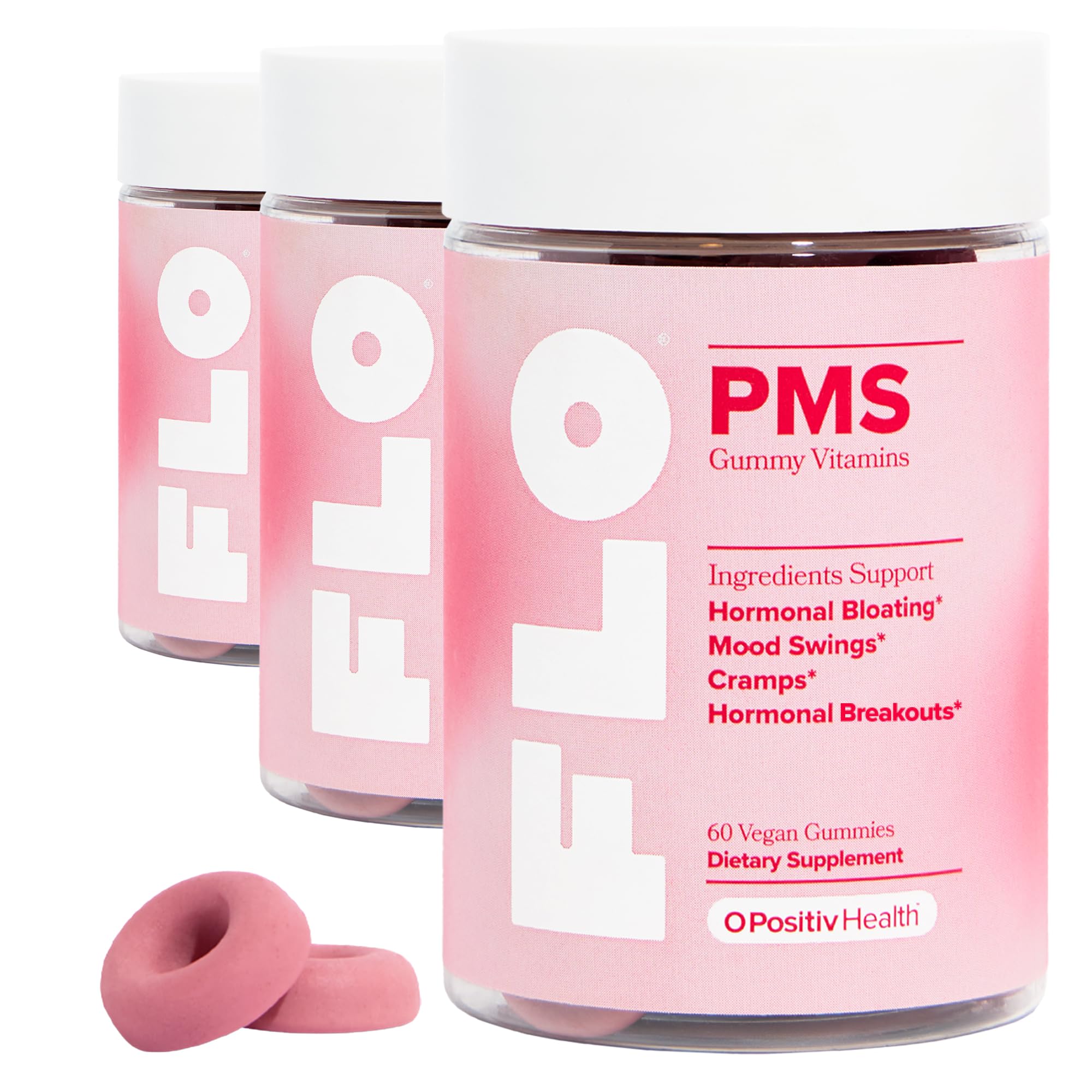 Foto 2 pulgar | Gomitas Síndrome Premenstrual Positive Flo 60 Porciones 3 Piezas - Venta Internacional