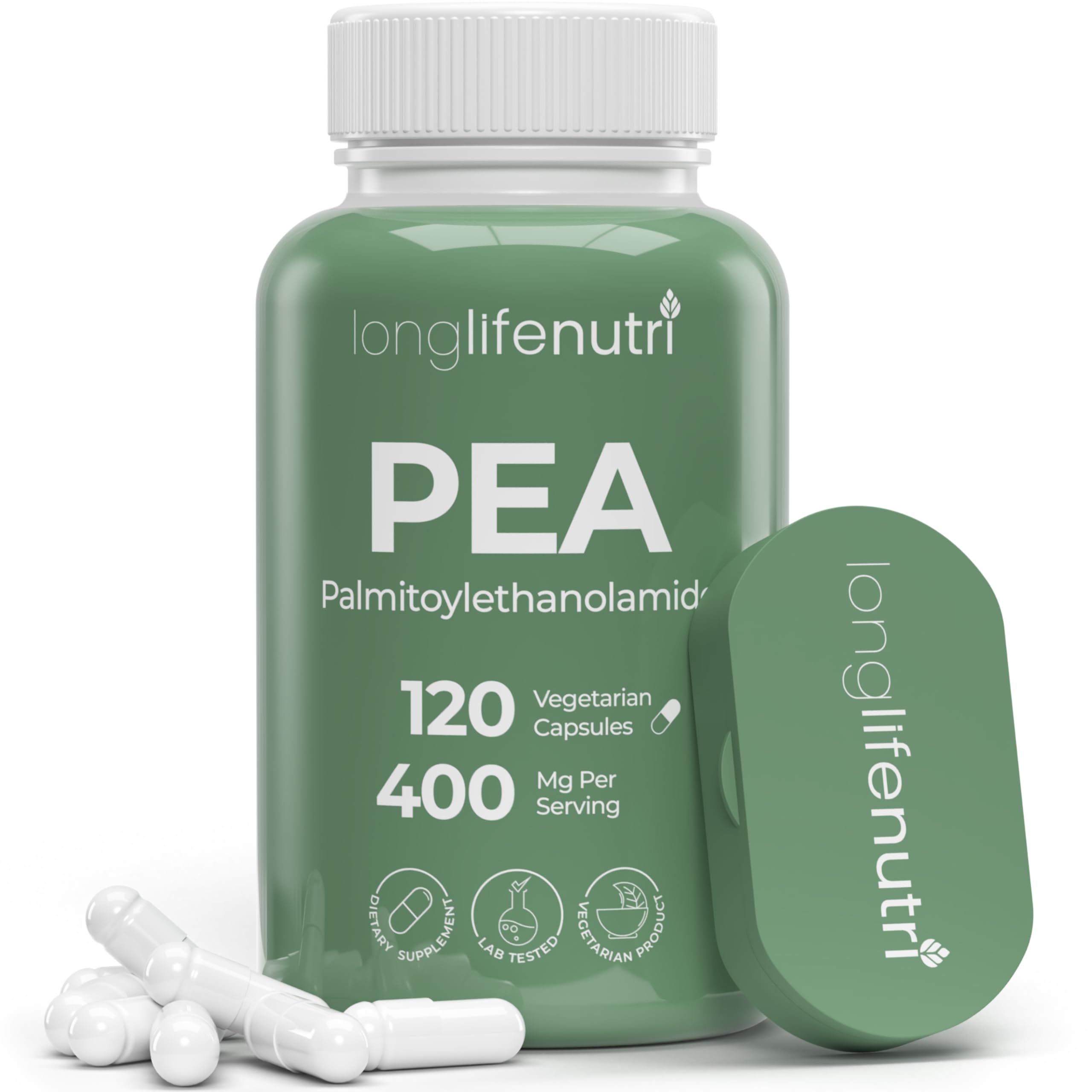 Foto 2 pulgar | Suplemento Longlifenutri Palmitoiletanolamida 400 Mg 120 Cápsulas - Venta Internacional.