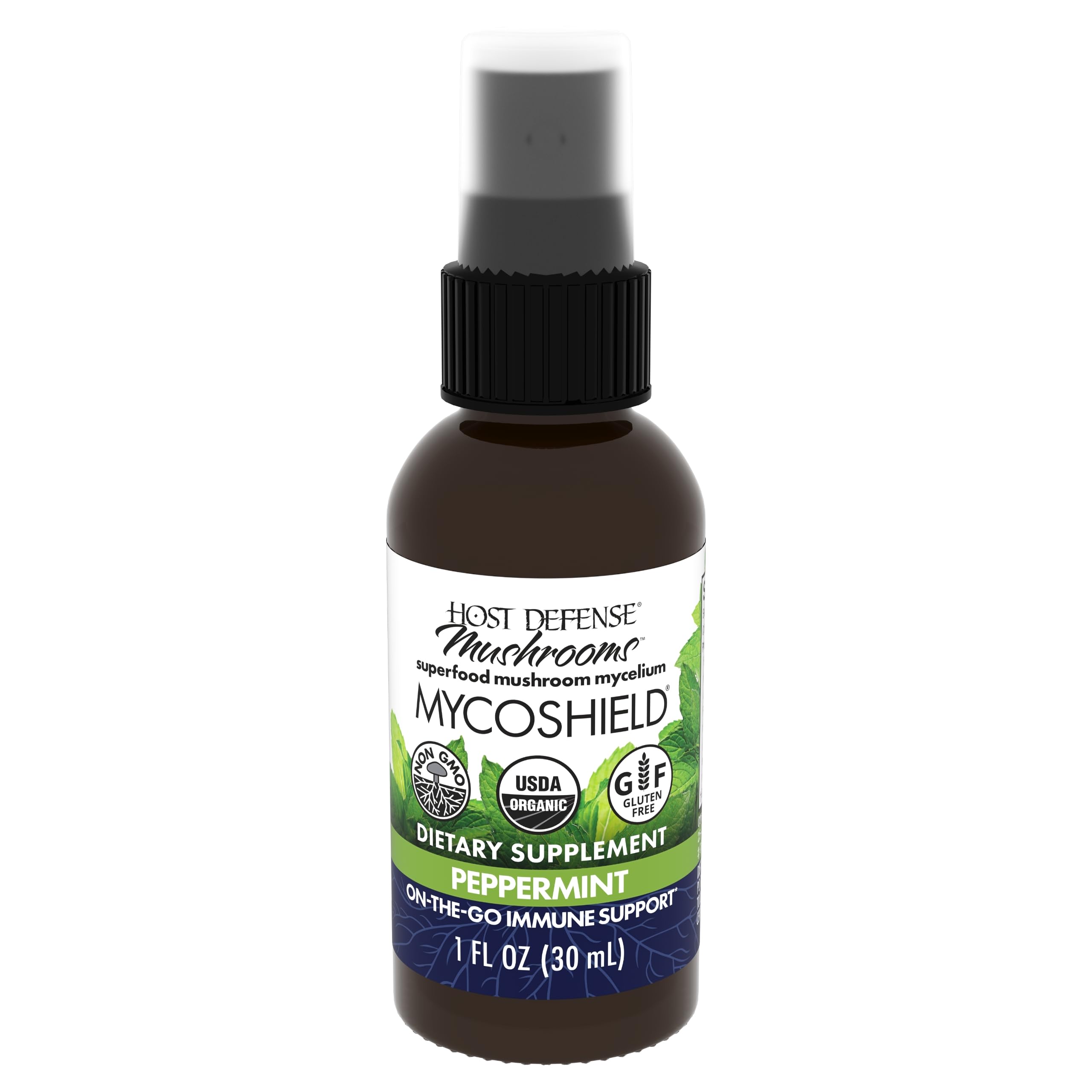 Spray Para La Garganta Host Defense Mycoshield Immune Support, 30 Ml - Venta Internacional.