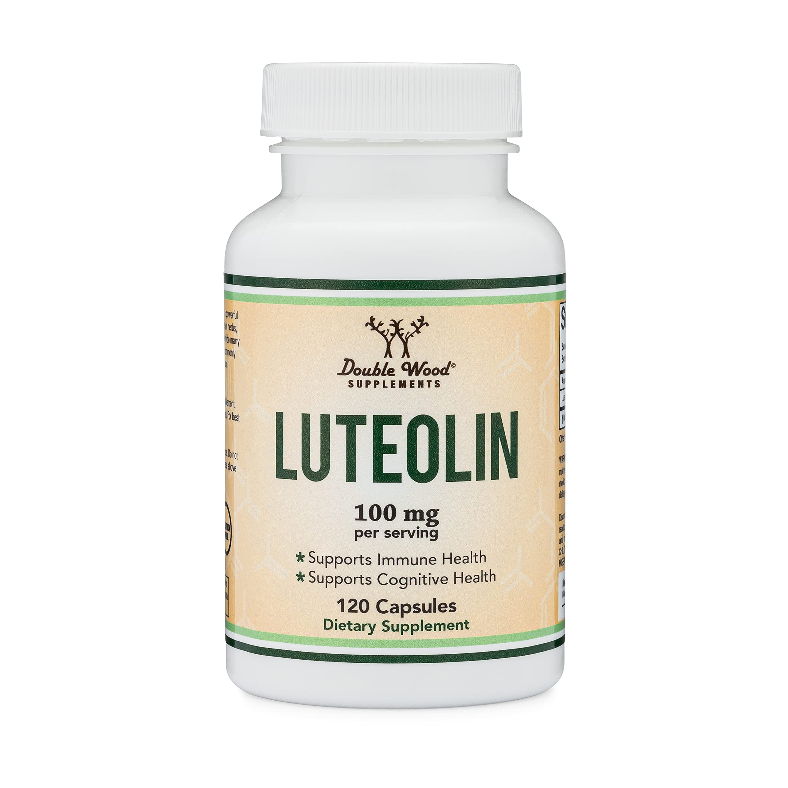 Foto 5 pulgar | Suplemento Double Wood Supplements, Luteolina, 100 Mg, 120 Cápsulas - Venta Internacional.
