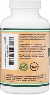 Foto 3 | Suplemento Double Wood Supplements Cloruro de Magnesio 180 Cápsulas-Venta Internacional