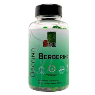 Foto 1 | Berberina All Nature 120 Cápsulas