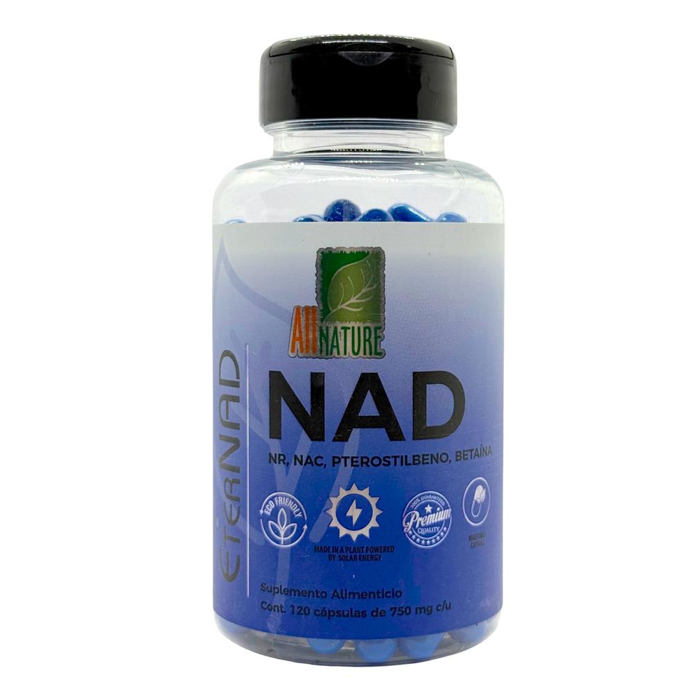Foto 1 | Nad Nicotinamida Ribosido All Nature 120 Cápsulas