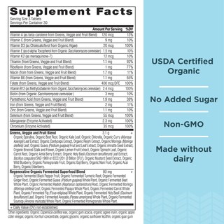 Foto 2 | Suplemento Ancient Nutrition Organic Super Greens de 90 Tabletas-Venta Internacional