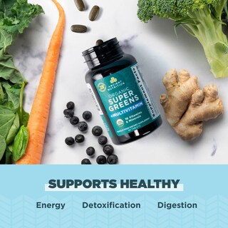 Foto 4 | Suplemento Ancient Nutrition Organic Super Greens de 90 Tabletas-Venta Internacional