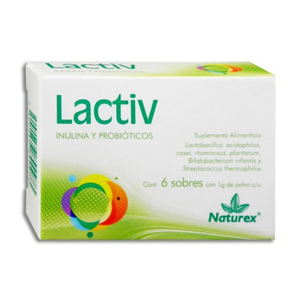 Foto 2 pulgar | Suplemento Alimenticio Lactiv Probióticos E Inulina 6 Sobres