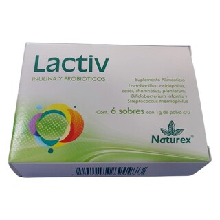 Foto 2 | Suplemento Alimenticio Lactiv Probióticos E Inulina 6 Sobres