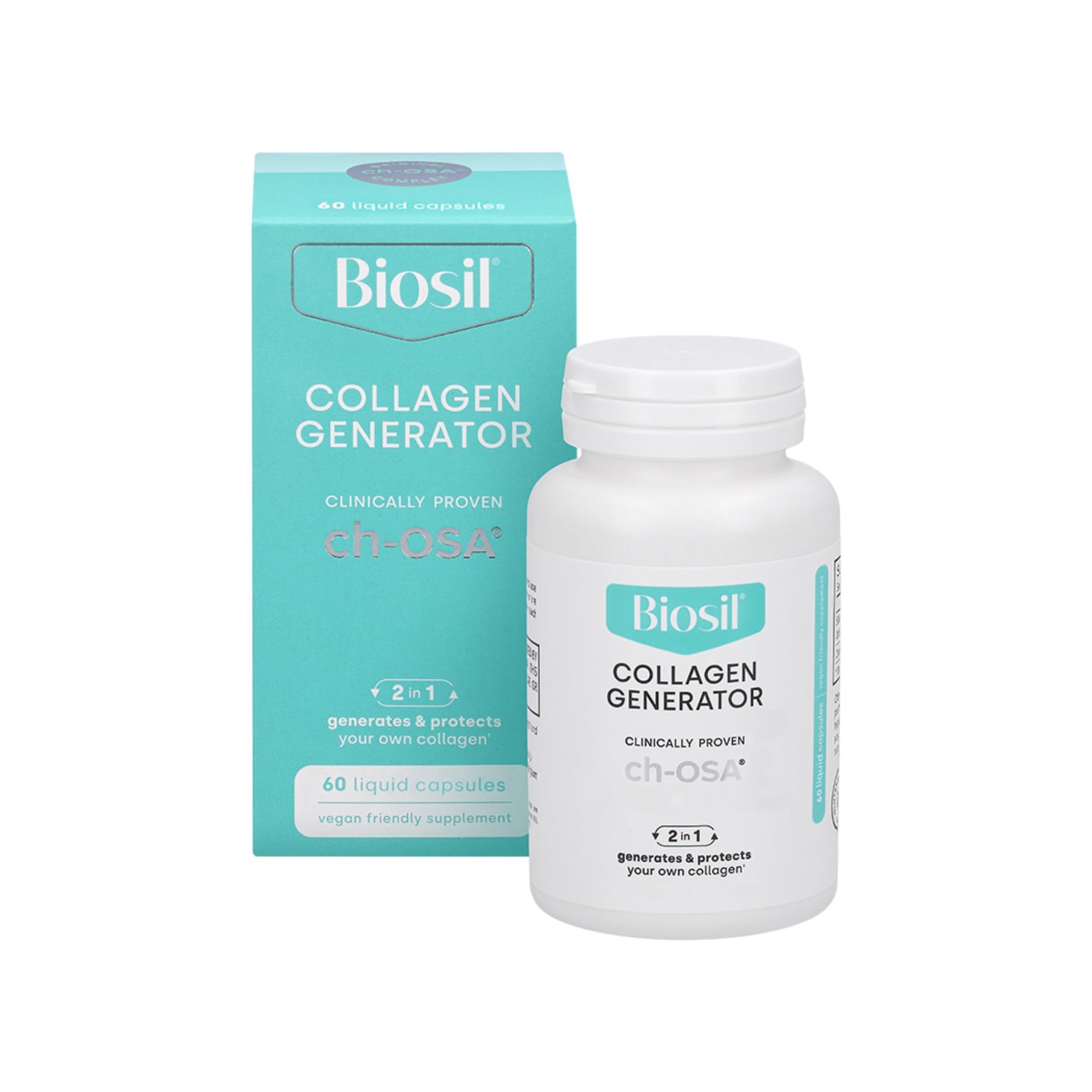 Foto 2 pulgar | Suplemento Biosil Collagen Generator 60 Cápsulas Líquidas - Venta Internacional.