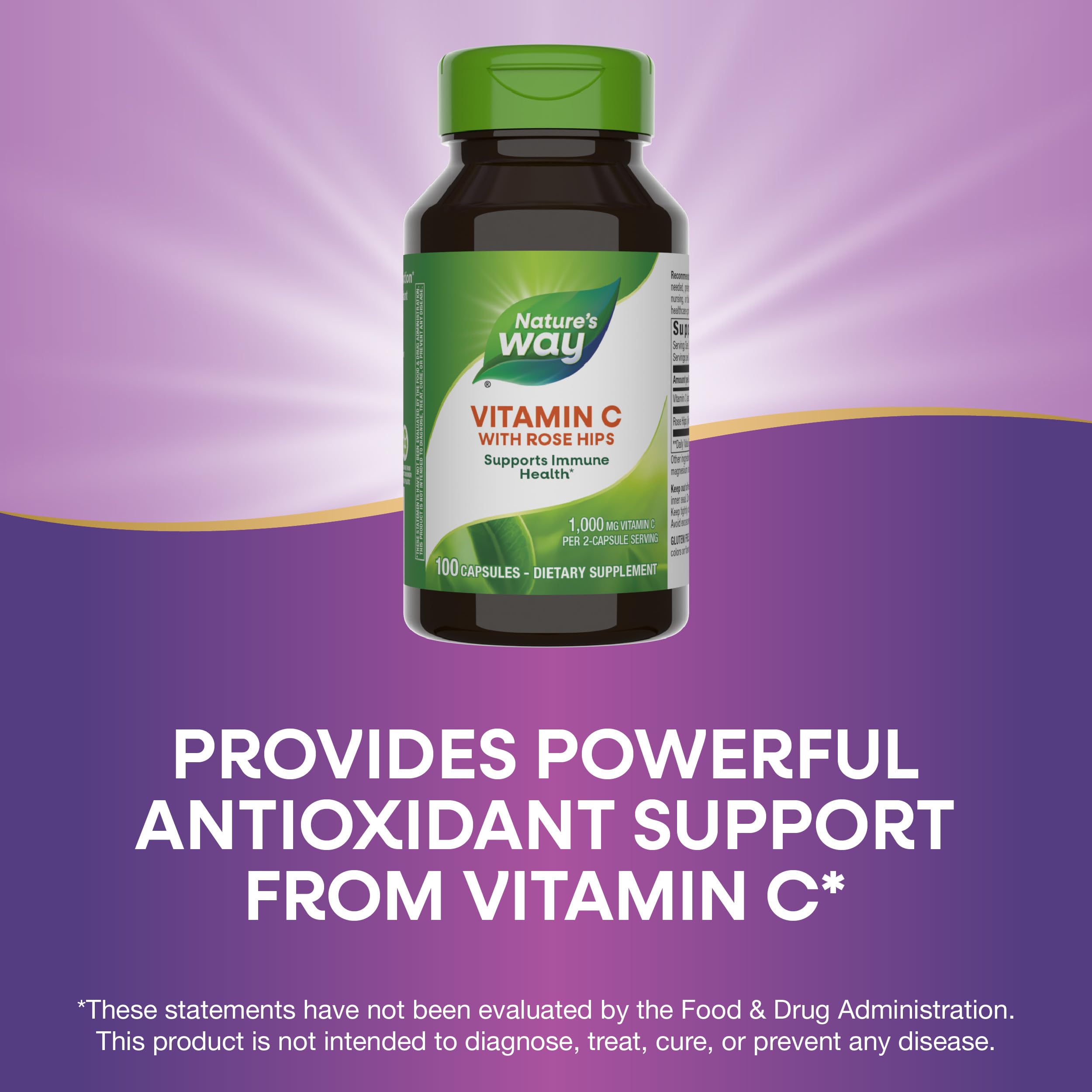 Foto 5 | Suplemento De Vitamina C De Nature's Way, 1000 Mg, 100 Cápsulas - Venta Internacional.
