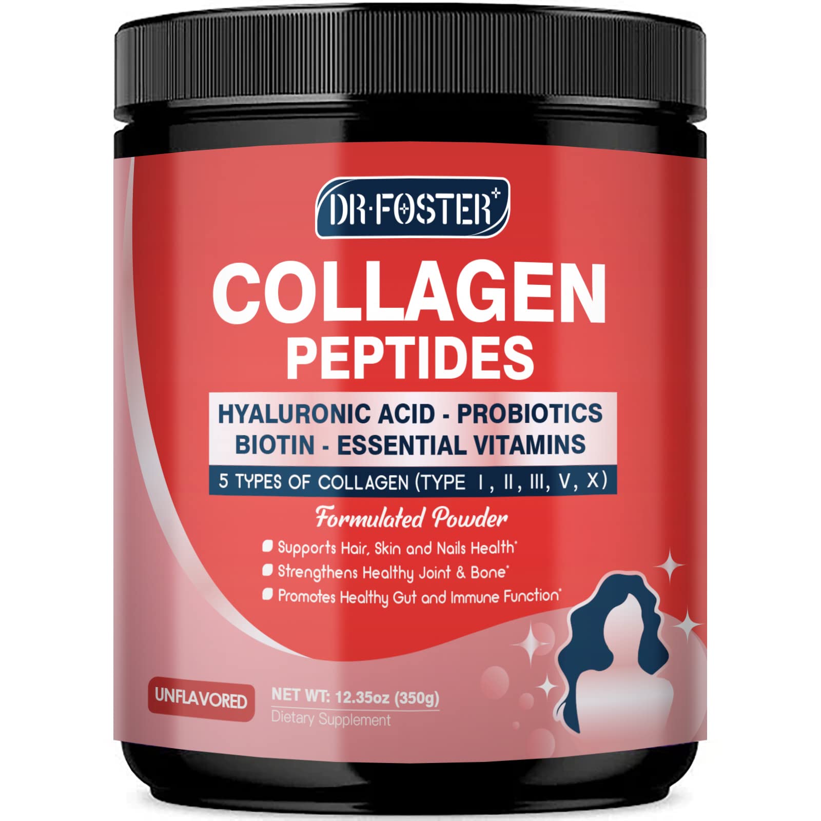 Foto 2 pulgar | Péptidos De Colágeno En Polvo Drfoster Con Probióticos, 35 Porciones - Venta Internacional.