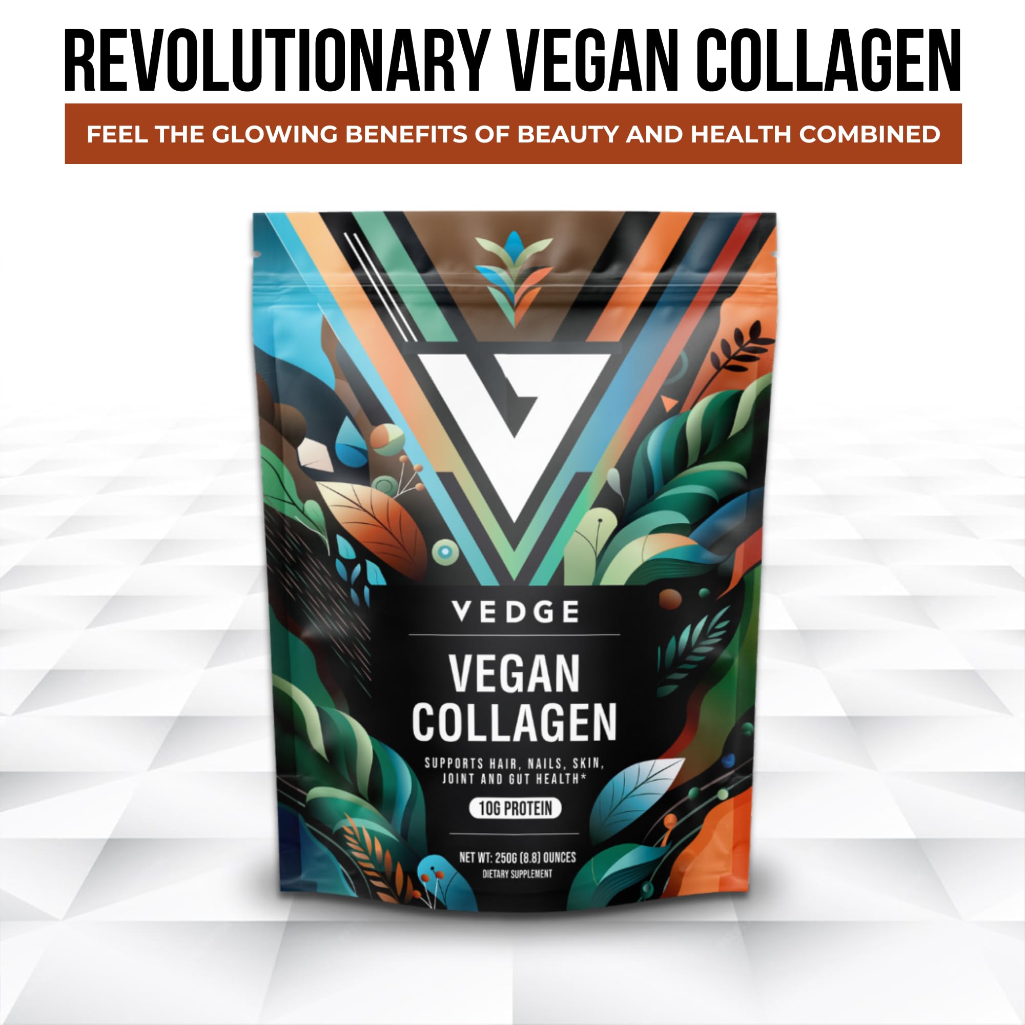 Foto 4 pulgar | Colágeno En Polvo Vedge Vegano Para El Cabello, La Piel, Las Uñas, Las Articulaciones Y El Intestino - Venta Intern