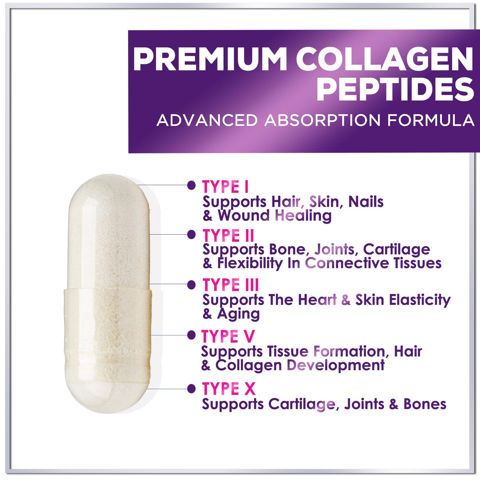 Foto 4 pulgar | Cápsulas De Colágeno En Polvo De 1800 Mg ¡hola, Lovely! - Venta Internacional.