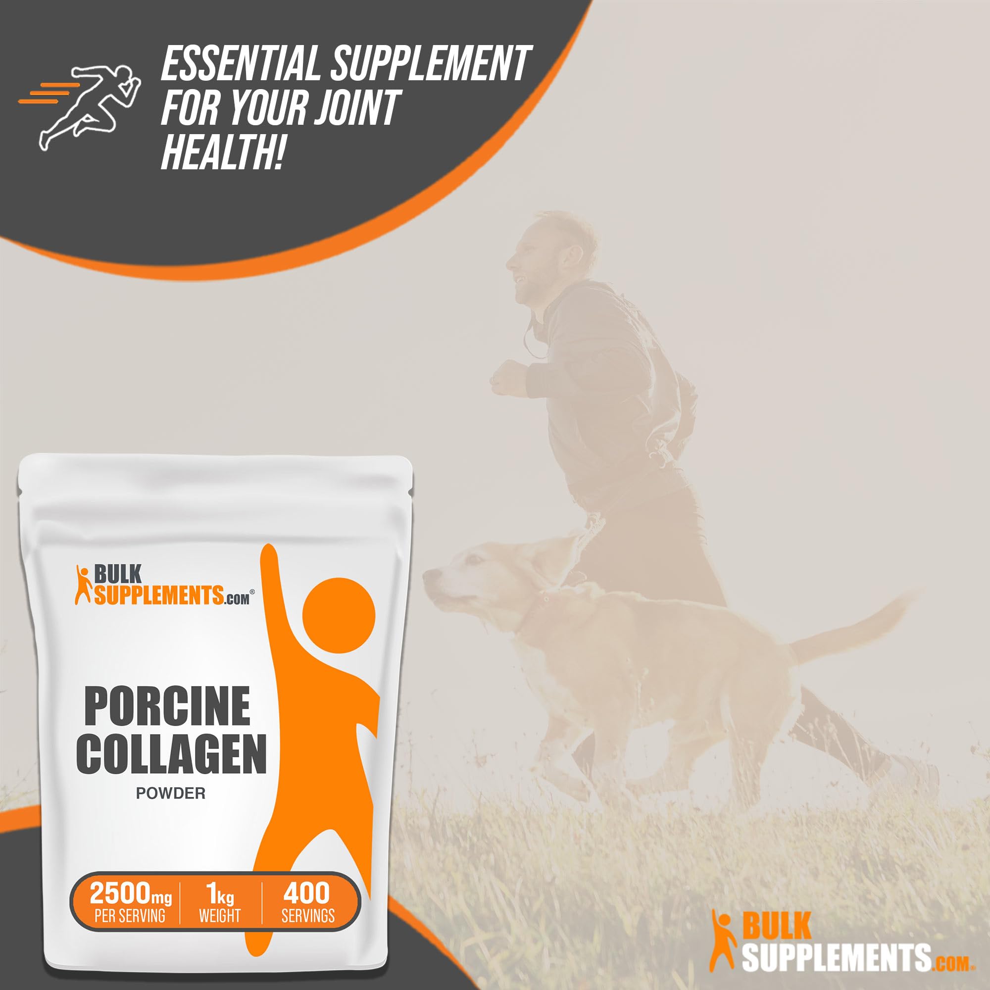 Foto 6 pulgar | Colágeno En Polvo Bulksupplements.com Porcino 1 Kg (2500 Mg/porción) - Venta Internacional.