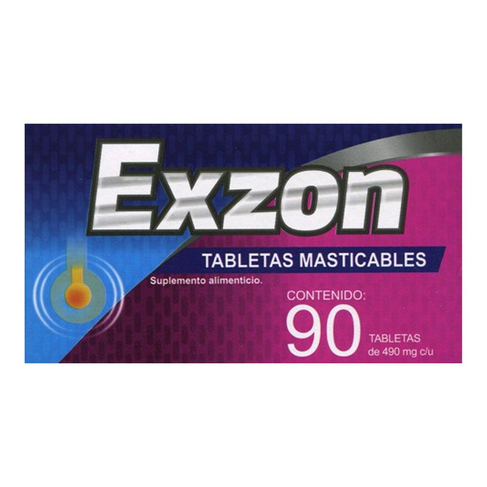 Foto 2 pulgar | Suplemento Exzon Tabletas Masticables 90 Tabletas
