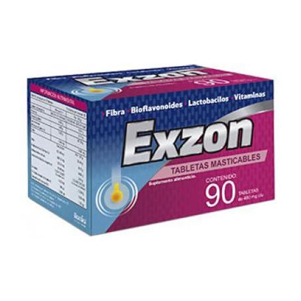 Foto 3 pulgar | Suplemento Exzon Tabletas Masticables 90 Tabletas