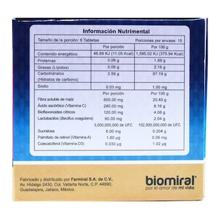 Foto 3 | Suplemento Exzon Tabletas Masticables 90 Tabletas