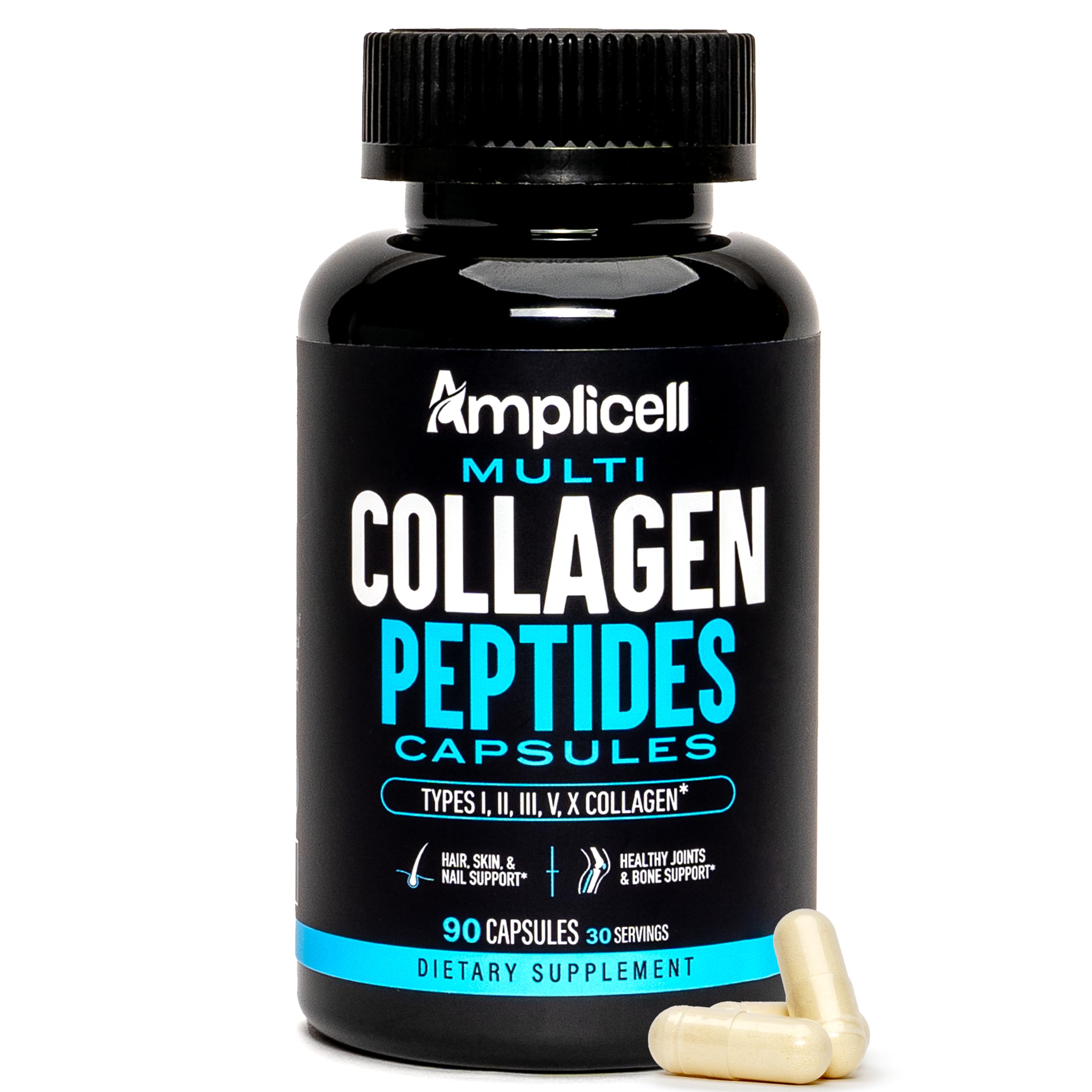 Foto 2 pulgar | Suplementos Amplicell Multi Colágeno Tipo I, Ii, Iii, V Y X, 90 Cápsulas - Venta Internacional.