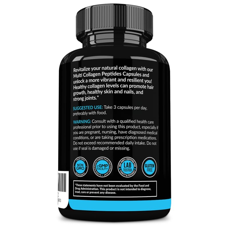 Foto 7 | Suplementos Amplicell Multi Colágeno Tipo I, Ii, Iii, V Y X, 90 Cápsulas - Venta Internacional.