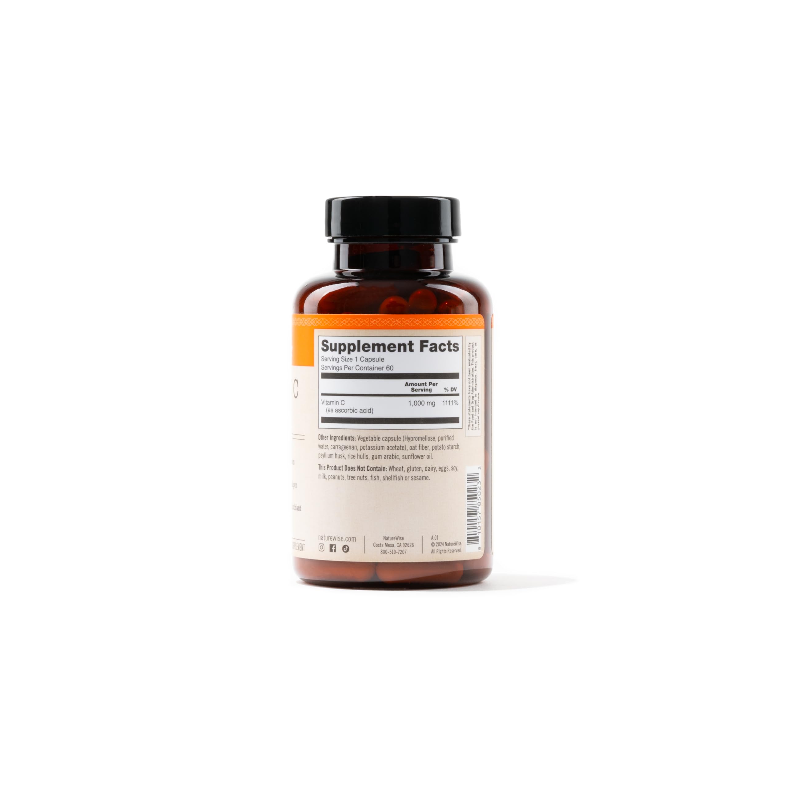 Foto 5 | Suplemento De Vitamina C Naturewise 1000 Mg 60 Cápsulas - Venta Internacional.