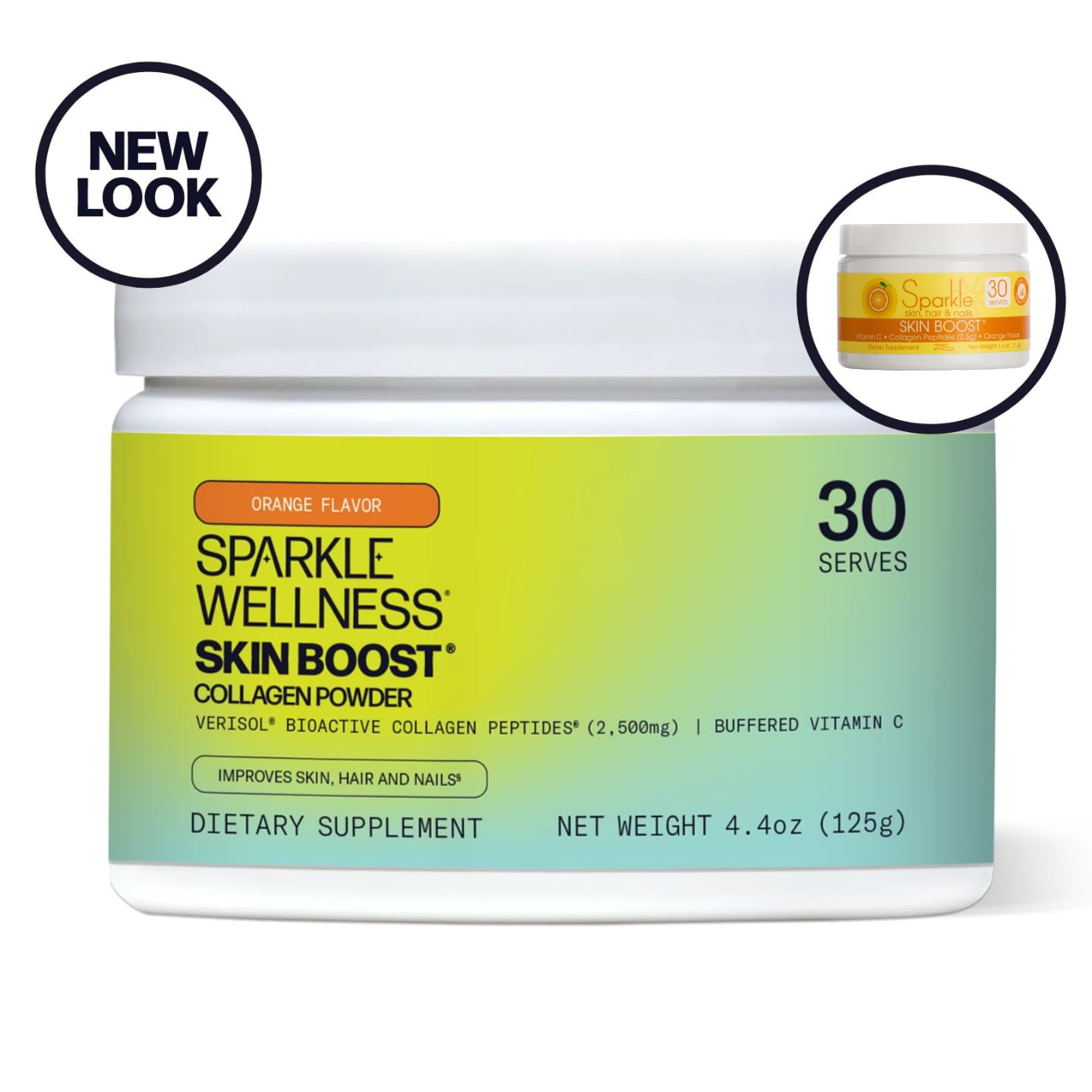 Foto 3 pulgar | Suplemento Sparkle Collagen Skin Boost Orange 150 Ml Con Vitamina C - Venta Internacional.