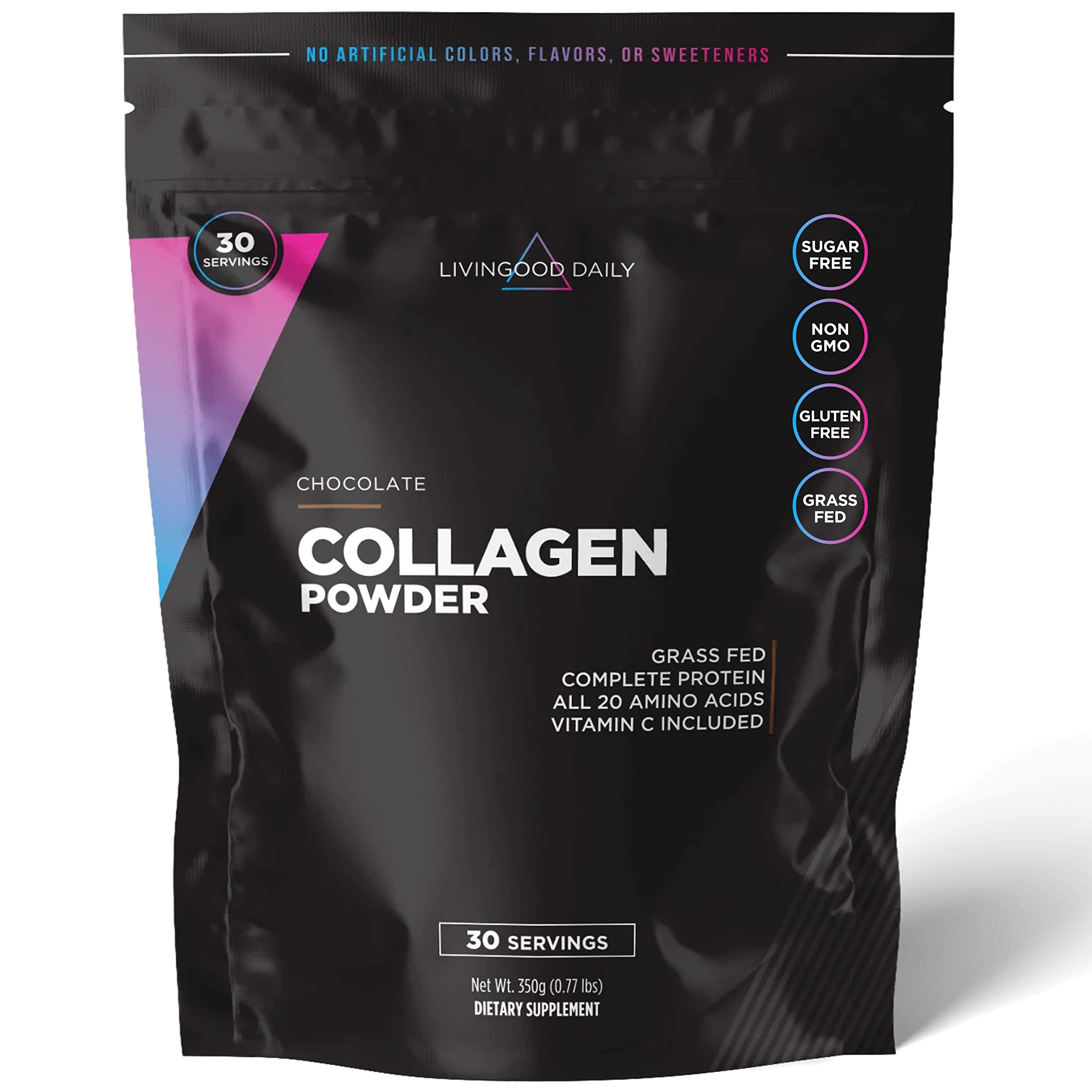 Foto 7 | Colágeno En Polvo Livingood Daily Chocolate 360 G 30 Porciones - Venta Internacional.